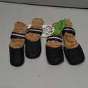 EXPAWLORER Anti Slip Dog Socks to Prevent Licking Paws, Shoes for Winter Snow, Boots & Paw Protectors with Grippers, Waterproof Booties for Hardwood Floors for  Dogs, Khaki, L