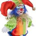 Clown Doll Clown Figure Doll Halloween Ornaments Home Table Desk Top Decor - #6