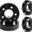 TadaMark 5x4.5 to 5x5.5 1.5in Wheel Spacers, 5x114.3mm to 5x139.7mm Forged 5 Lugs Adapters, Fit for Ford-Jeep-Lincoln-Mercury for Explorer Cherokee Wrangler 73mm Bore 1/2-20 Studs 4pcs Black