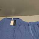 CHYRII Womens Two Piece Sets Fall Fashion Striped Long Sleeve Tops Wide Leg Palazzo Pants Outfits Loung Sets (X-Small, Deep Gray)