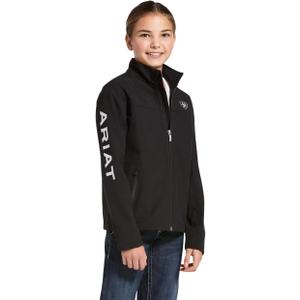 ARIAT Girls' New Team Softshell Jacket (XX-Large, Black)