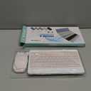 Bluetooth Wireless Keyboard and Mouse Combo,Ultra-Slim Ergonomic Small Rechargeable Bluetooth Keyboard Mouse Gift for Men Women Boy Girl Apple iPad iPhone Samsung Tablet Phone Android PC Computer Mac (Pink 1)