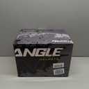 TRIANGLE Dual Sport Motorcycle Helmet Dirt Bike Helmets ATV Full Face Helmet for Adults Men with Internal Sunshield DOT Approved (Medium, Matte Black)