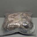 Touchat Luxury 1000GSM Faux Rabbit Fur Throw Blanket, Super Heavy Warm Cozy Brown Blankets for Couch Bed Sofa, Ruched Plush Fuzzy Elegant Soft Reversible Mink Blanket for Living Room Bedroom (Throw-50"x60", Tie-dye Brown)