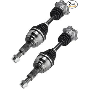 Pair (2) CV Axle Assembly For Cadillac Escalade, For Chevy Silverado 1500 Suburban Tahoe Avalanche Blazer, For GMC K1500 Suburban Sierra 1500 Yukon XL, Driver and Passenger Side 1988-2007
