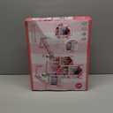 Kids Pink Grand Three Story Dolls House Playset with Furniture, Accessories and Outdoor Space