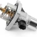 Upgrade Aluminium Thermostat Housing Assembly W/Sensors for Chevy Aveo Aveo5 2009-2011 Cruze 2011-2016 Sonic 2012-2018 Trax 2013-2018,Pontiac G3 2009-2010 - Replaces 902-821 96984104 55564891 55578419