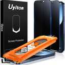 Uyiton for iPhone 17 Pro Matte Privacy Screen Protector - Anti-Fingerprint [Easy to Install] Anti-Spy Shatterproof Full Coverage 9H Tempered Glass Screen Cover, 2 Pack