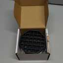 Octagon Coffee Drip Tray by Hard Black Plastic for Coffee Countertop | Drip Tray for Drink Dispenser (4" - 4 Pcs)