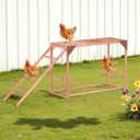 Chicken Perch Swing,Chicken Roosting Bars for Chickens in Coop Perfect for Backyard Poultry Farm Chick Toys Easy to Assemble & Clean 68.31"X15.75"X27.56"