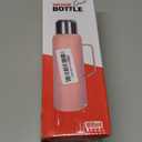 Insulated Vacuum Thermo Bottle 750ml/25.4oz with Cup Stainless Steel Coffee Bottles for Hot and Cold Drink Water Flask.(Black, with Handle, 750ml)