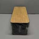 2 Pack Large Cable Management Box  Wooden Style Cord Organizer Box and Cover for TV Wires, Computer, Router, USB Hub and Under Desk Power Strip  Safe ABS Material and Baby-Pets Proof Lock (Black)