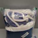 Nautica - Blanket, Ultra-Soft Plush Fleece Blanket for Bed or Couch, Lightweight Micro Flannel Throw Blanket for Year Round Comfort (Awning Stripe Blue, 50" x 60")