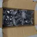 30 Pack 15 Pairs 3/8 inch Inset Cabinet Hinges Black,Self Closing 3/8" Cabinet Hinges Black Cupboard Hardware