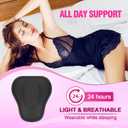 Ab Board Post Surgery Liposuction - Lipo Foam Ab Board, Abdominal Lipo Compression Board for Tummy Tuck & Liposuction Post Surgery Recovery, Tablas Post Operatorias Para Liposuccion(Black) (Black)