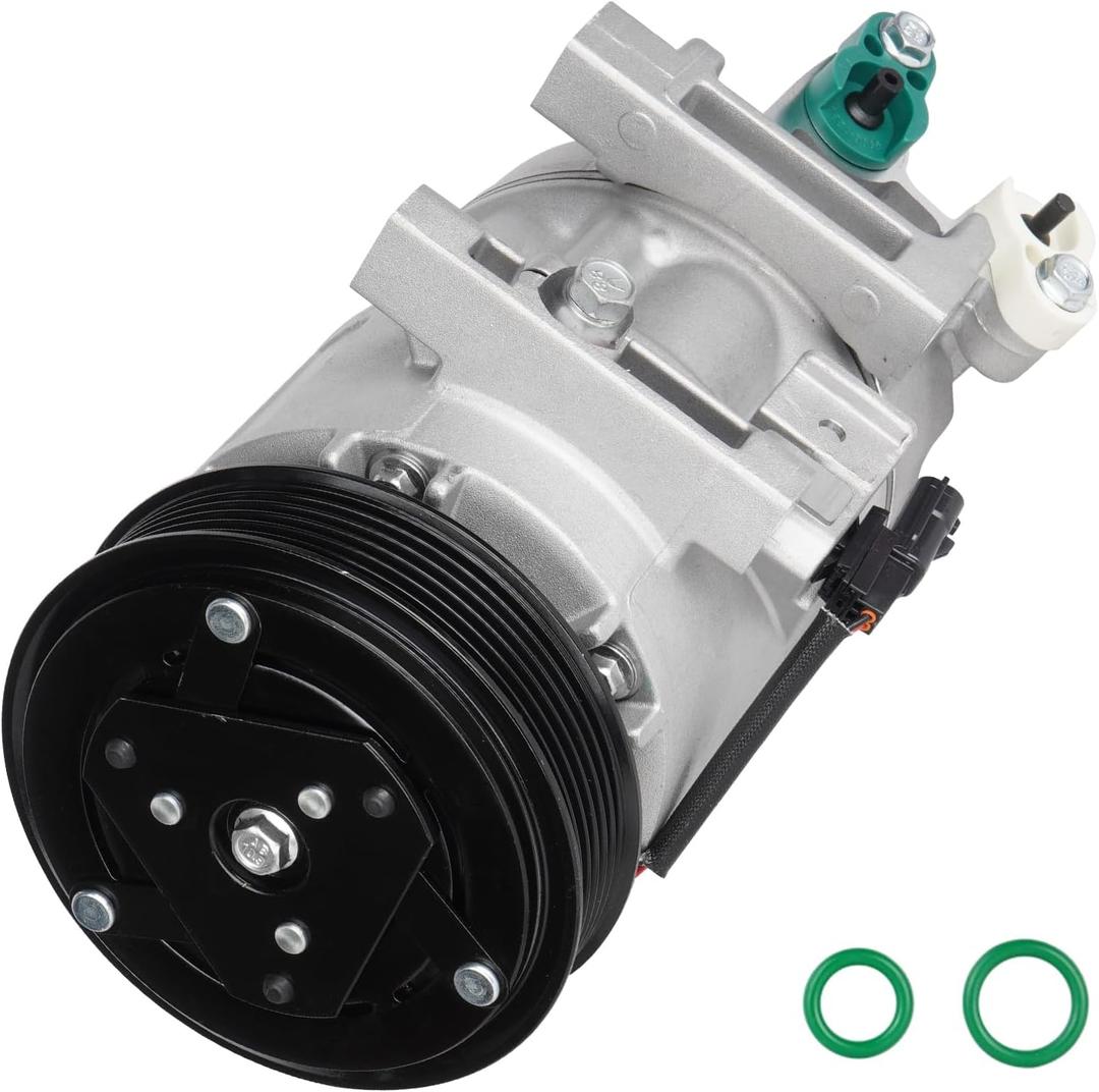 TadaMark A/C Compressor With Clutch Fit for Nissan Altima 2013-2018 2.5L 2.5(for Advance/Base/Sense/S/SR Models Only, Not for SL/SV Model)-4 cylinder, Air Conditioning With One PLug