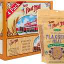 Bob's Red Mill Organic Flaxseed Meal, 16oz (Pack of 4) - Non GMO, Vegan, Paleo Friendly, Keto Friendly, Kosher, BBD: 05/19/2026 