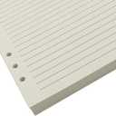 A5 Refill Paper, [3 Pack] 100GSM Thick Refillable Paper 6 Hole Filler Inserts Loose Leaf Paper