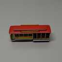 Cable Car with Grip Man - Maroon & Tan - HO Scale