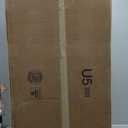 Akro-Mils KeepBox 18 Gallon Storage Container, Nesting and Stackable Plastic Storage Box with Lid Attached, Organizer Tote for Garages, Closets, and Moving, 21" x 15" x 17", Red/Green