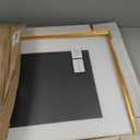 ArtXO A2 Gold Ornate Wood Picture Frame with Clear Plexiglass & Mat - Vintage Decor for Home, Wall Mountable Photo Display 45