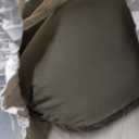 bbhugme Adjustable Pregnancy Pillow Full Body Support for Side Sleeping - Adjustable Firmness and Shape - Supports Back, Legs, Belly, HIPS for Pregnant Women - Removable Cover - Dusty Olive