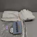 Cream Linen Curtains 102 inches Long 2 Panels Set for Living Room Extra Long Back Tab Curtains Neutral Farmhouse Light Filtering Semi Sheer Linen Drapes Ceiling to Floor for Large Window Ivory (Natural)