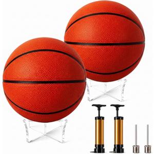 Hiboom 2026 Basketball Gift Set with Stand and Pump, Keepsake Basketball for Basketballs Lover, Coach Appreciation,Senior Night Gifts, Indoor Outdoor Training Game Ball Combo