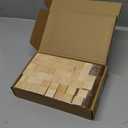 Barydat 100 Pcs 1 in Wooden Cubes, Unfinished Wooden Blocks for Crafting Natural Craft Wood Square Blank Cube for DIY Project Baby Showers