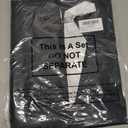 Soulchen 12 ft Skeleton Outfit Accessories Halloween Skeleton Outfit Set, Black Skirt Giant Sized Clothing for 12 ft Halloween Garden Outdoor Decor(Wig not Included)