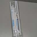 2 Pack White Spring Tension Curtain Rods 23-46 Inch Adjustable Expandable Spring Loaded Curtain Rods No Drilling Suitable for Small Short Tension Rods 23-34 Inch Doors, Windows, Closet