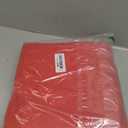 1 Pcs 60" Christmas Wreath Storage Bag Zippered Garland Holiday Container with Reinforced Handle Tear Resistant 600d Oxford Organizer Wreath Holder with Card (Red)