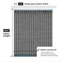 UNISHADES Vertical Blind Replacement Slats for Indoor Windows Modern Window Treatment, Light Filtering, Easy DIY, 20-Pack Black, 3.5" x 82.5"
