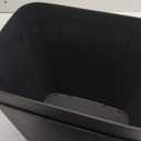 2 Pack 2.7 Gal Bathroom Trash Can with Lid, Automatic Trash Can Small Smart Garbage Can Touchless, Slim Motion Sensor Waterproof Plastic Trash Bins for Bedroom Office Kitchen Toilet Black