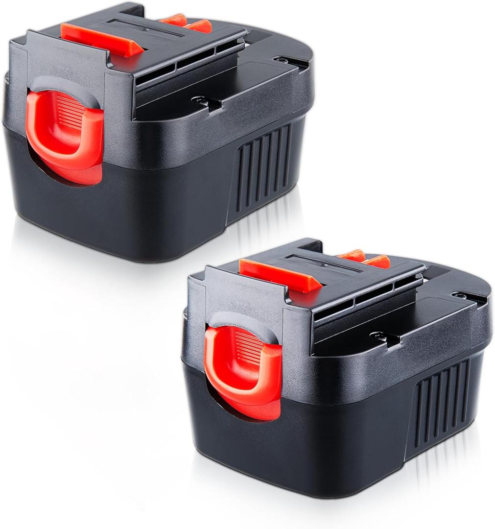 Masione 2P 12V 4800mAh HPB12 Battery NI-MH Replacement for Black and Decker 12v Battery FS120B FSB12 FS120BX Compatible with Black and Decker 12V Battery FS120B FSB12 FS120BX Cordless Power Tools