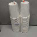 12 oz Paper Cups White Coffee Paper Cups for Tea Water and Cocoa (50 ct)
