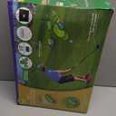 Golf Chipping Mat with Adjustable Club - 48 Piece Outdoor Indoor Game for 1-5 Players - Giant Turf Hitting Mat with Tee, 25 Sticky Balls, Travel Bag for All Ages