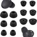 Ear Tips for Samsung Galaxy Buds 2 Pro, 6 Pairs Silicone Replacement Earbud Tips S/M/L, Earbuds Ear Tips Buds Set (Black)