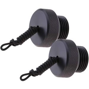 2Pcs Threaded plug cap Scuba Tank Valve End Cap (ID. 0.6 inch) Accessory Part