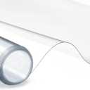 Clear Marine Vinyl Sheeting, 20 Gauge, 5 Yard Roll of Transparent Plastic, Storm Windows, Covering, Protection, Tablecloth Protector
