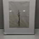 16x20 Metal Picture Frame with 11x14 Mat, Brushed Aluminum Finish, Tempered Glass Front, and Attached Hanging Hardware - Versatile Wall Display Frames for Vertical or Horizontal Orientation, Silver