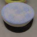 IPELY 6 Pcs 5 Inch Buffing Pads, Polishing Pads 5.5 Inch 140 mm Face for 5 Inch 125mm Base Plate Compounds, Buffer Pads for Polishing and Waxing