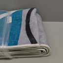 GarveeHome Washable Runner Rug 2x10 Modern Circle Rugs Runner Non Slip Low Pile Rug for Hallway Soft Long Rugs Indoor Floor Carpet for Kitchen Bedroom Entryway, Turquoise