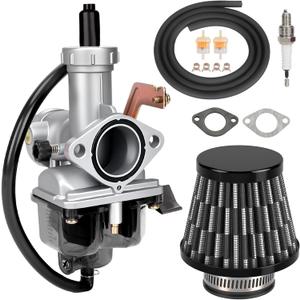 PZ27 Carburetor Assembly Replacement for CG 125cc 150cc 250cc Predator 212 Engine TRX200 TRX250 ATV Quad XR100 ATC185 XR100 CRF100 CB125 TaoTao 4 Stroke Dirt Pit Bike Parts 27mm Carb Kit (black)