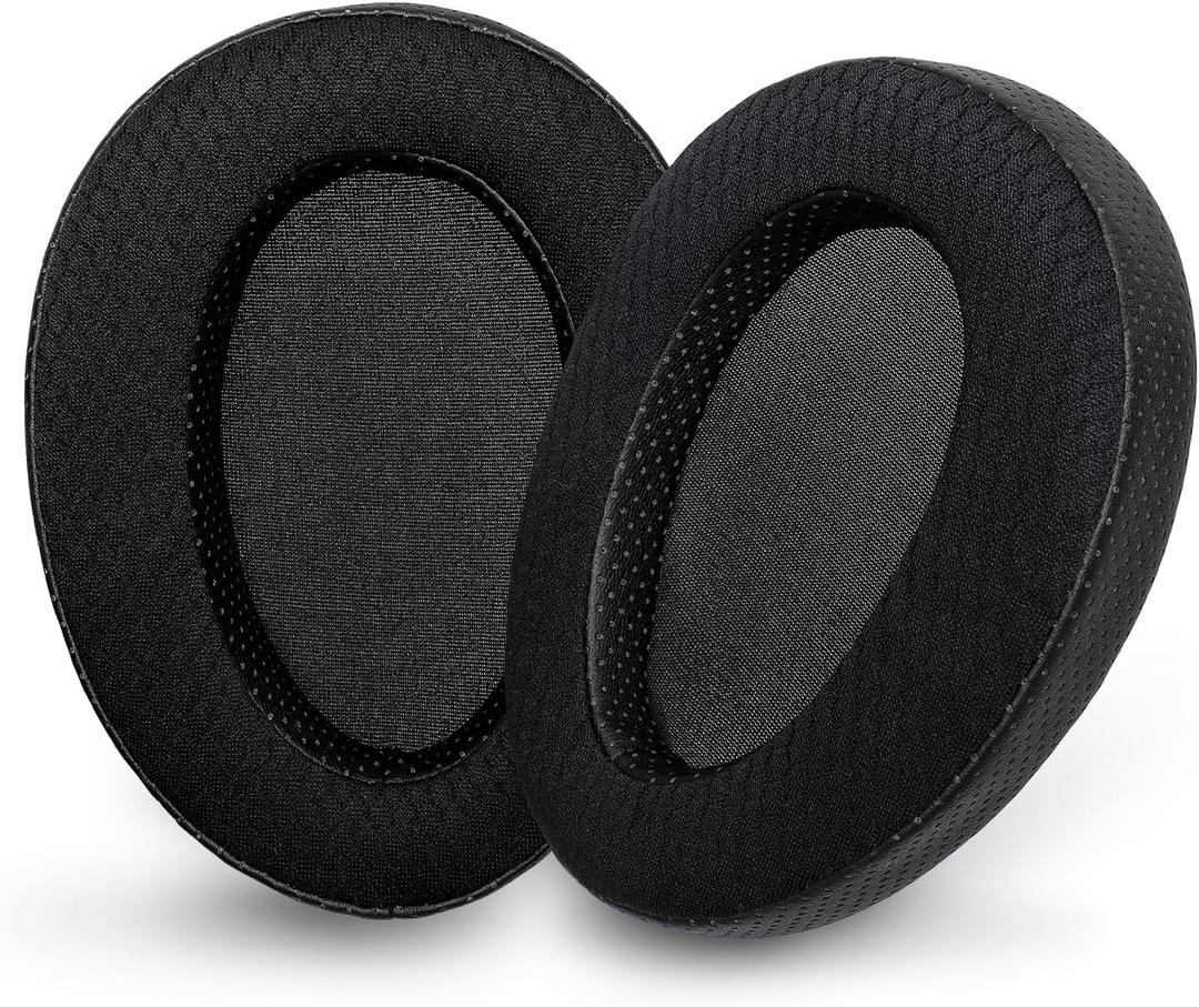 Memory Foam Cushion Ear Pads for Hifiman Arya Ananda Edition XS X HE1000se HE1000 V2 Jade II Headphone Replacement EarPads (Polyester-Fenestrated)