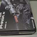 Toy Gun Automatic Sniper Rifle with Tactical Vest Kit Futuristic Electric High Speed Toy Foam Blaster Gun with 150 Darts Shooting Games Toys Birthday for Boys Adults Age 8+