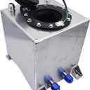 labwork Fuel Cell Tank Aluminum Street/Drift/Strip Racing Drift 2.5 Gallon / 9.5L W/Level Sender and Black Cap