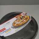 GoodCook AirPerfect Nonstick 16 Pizza Pan  Pizza Tray for Oven, Perforated Round Pizza Pan, Carbon Steel Baking Pan, Homemade, Frozen & Leftover Slices (Gray)