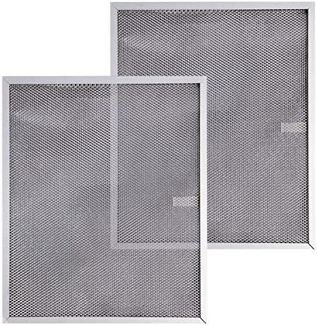 BPS1FA30 Range Hood Filter 11-3/4"X 14-1/4"X 3/8" for 30-Inch Broan Nutone QS1 WS1, Allure Grease Filter, Replaces 99010299,S99010305,AP3378953 Range Hood Filters Replacement Aluminum(2 Pack)