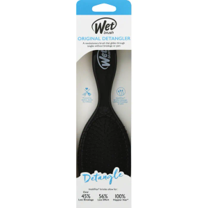 Wet Brush Detangler, Black, Pack of 4